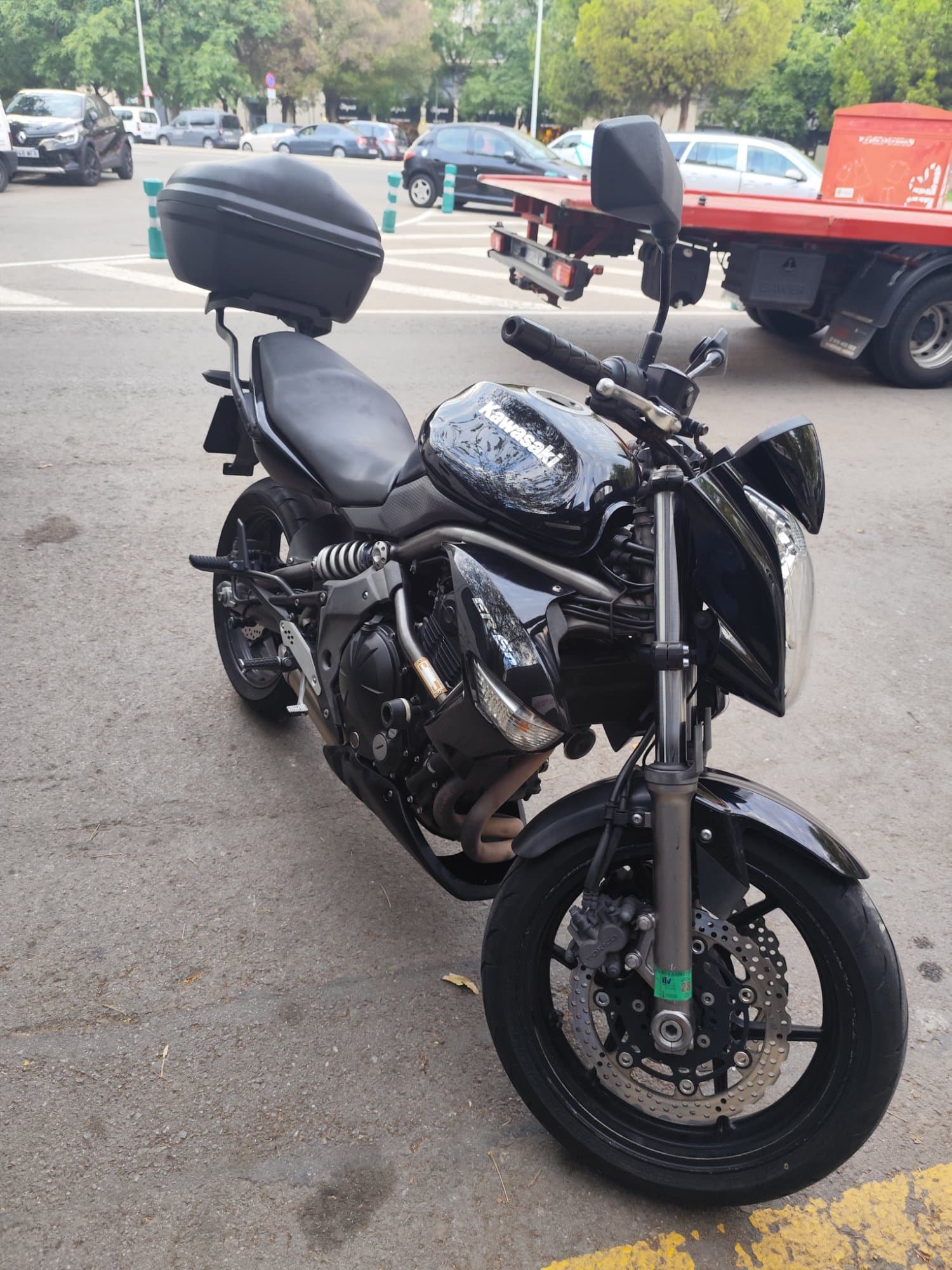 Kawasaki er6n ABS Reparar bomba de agua